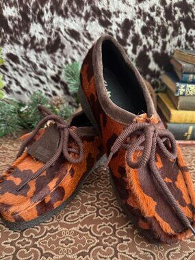 Clarks Women's Cow Hair Wallabee Shoes